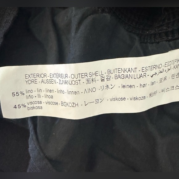 Zara Black Sleeveless Back Zip Camisole with Peplum‎ Bustier, Black, Size M - Picture 8 of 10